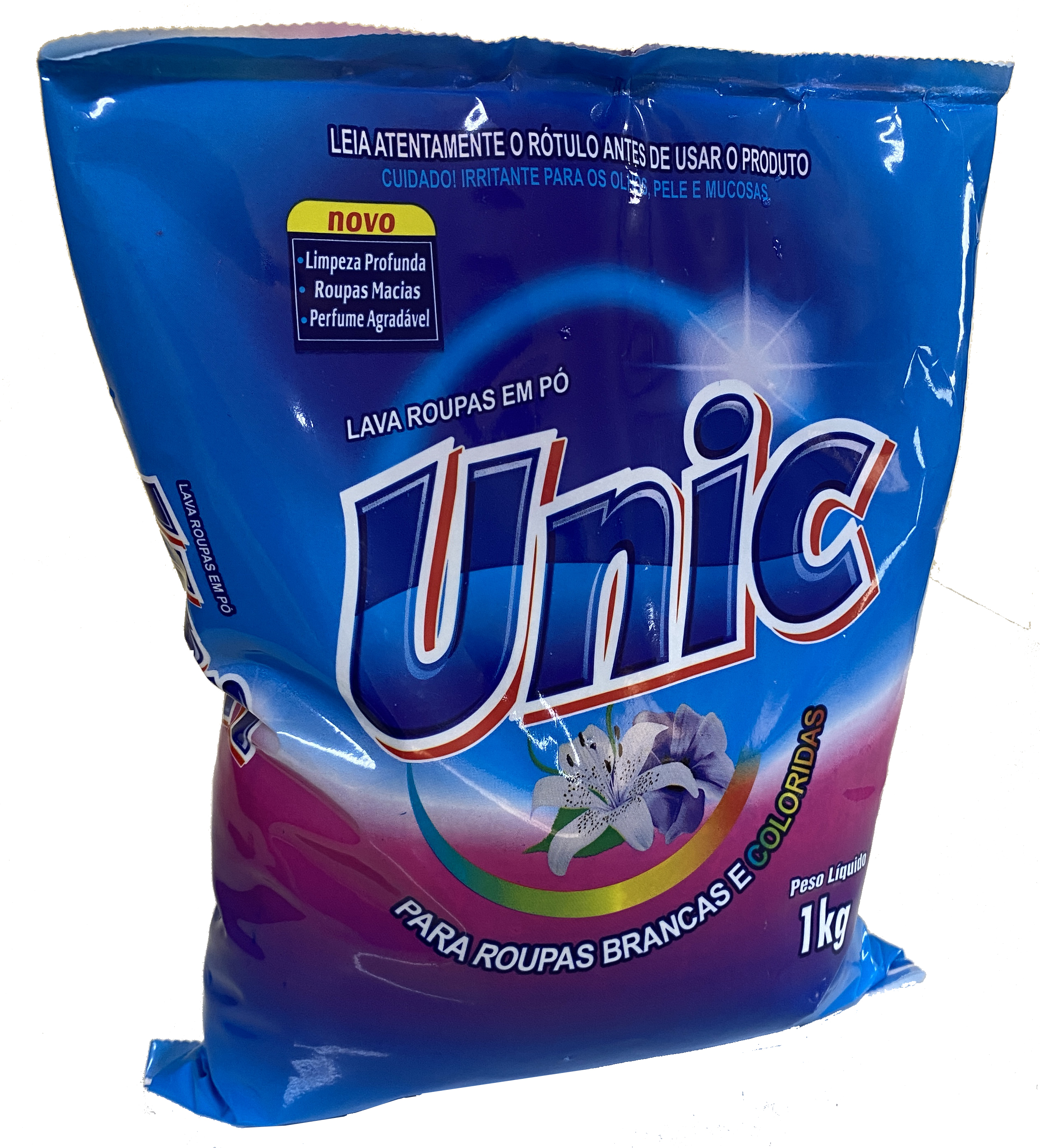 Sachê do Detergente em pó Unic 1 kg